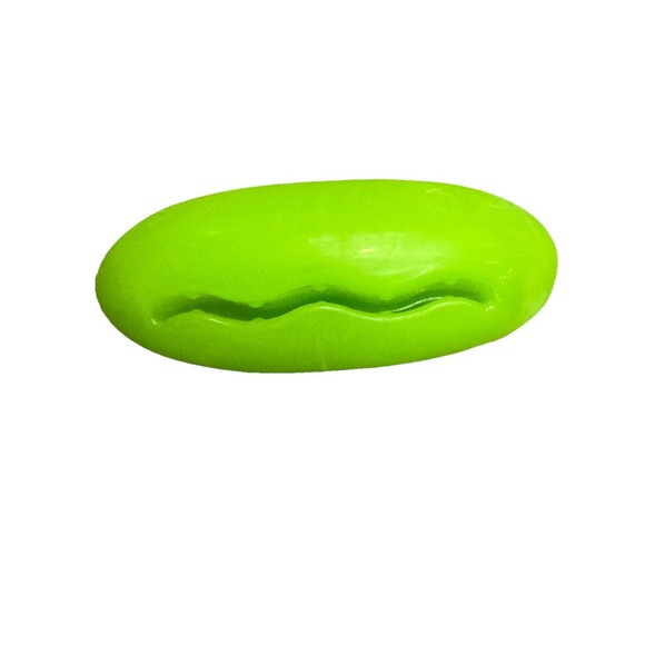Other - Green Rubber Dog Treat Dispensing Toy Durable Chew Toy Stuffable Interactive